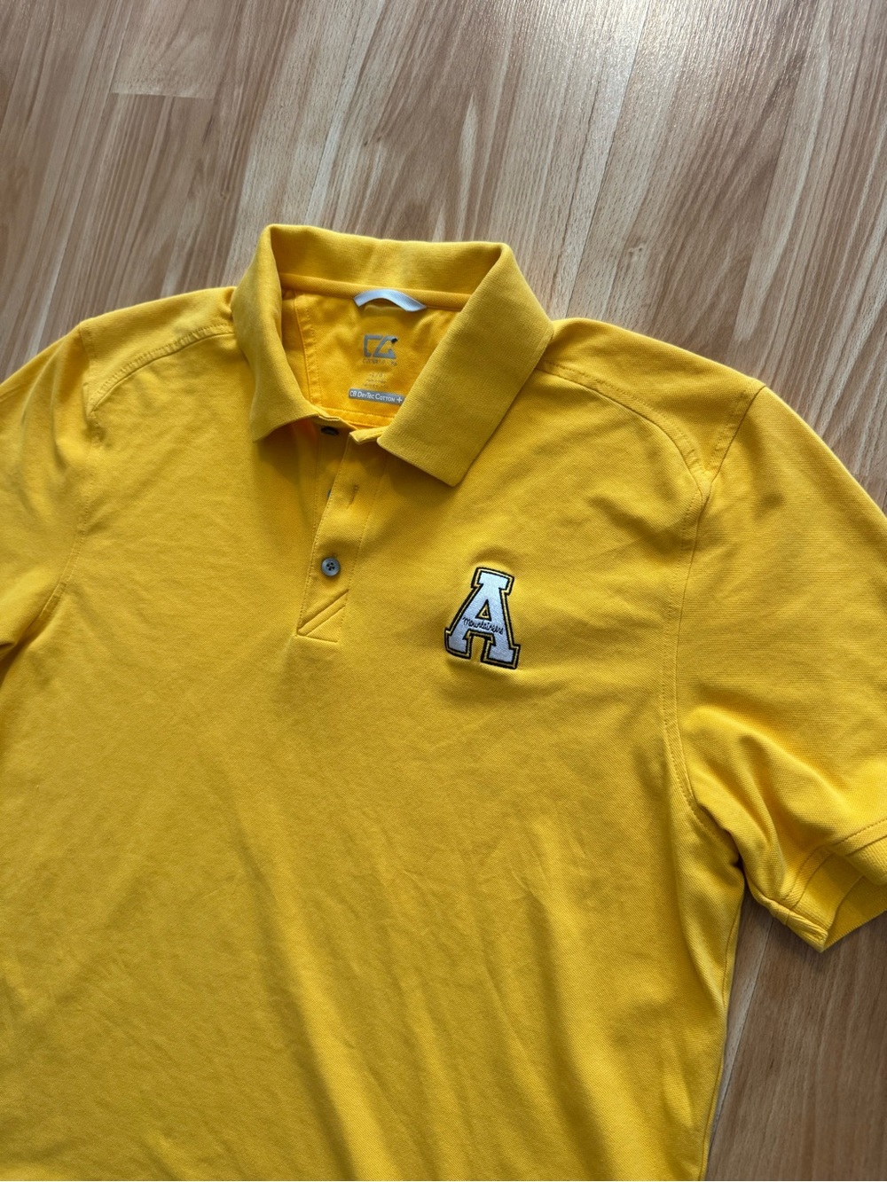 Appalachian State Mountaineers Pique Polo Collared Golf Shirt- Men’s Large
